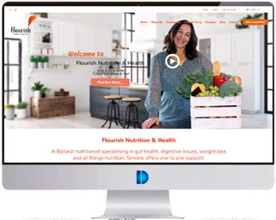 Flourish-Nutrition-&-Health-Ballarat-web-design,-Logo-design-and-signage